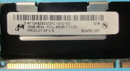 Оперативная память Micron 16Gb PC3L-8500R DDR3 1066MHz (MT72KSZS2G72PZ-1G1D1)
