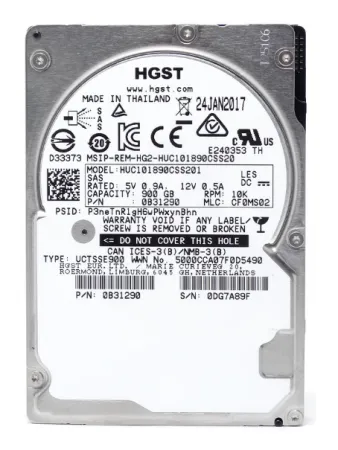 Жесткий диск HGST 900Gb 10K 12Gb/s SAS 2.5'' (HUC101890CSS201)