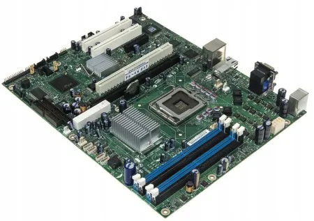 Материнская Плата HP iE3000 S775 4DualDDRII-667 4SAS 1xSFF8484 2SATAII U100 2PCI-E8 2PCI-X 2LAN1000 SVGA ATX For ML310G4 (419643-001)