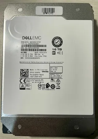 Жесткий диск Dell 16Tb 7.2K 12Gb/s SAS 3.5'' Hot-plug with 14G Kit (024HF9)