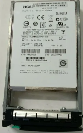 Твердотельный накопитель EMC 200Gb 12Gb/s SAS 2.5" для XtremIO (105-000-304-00)